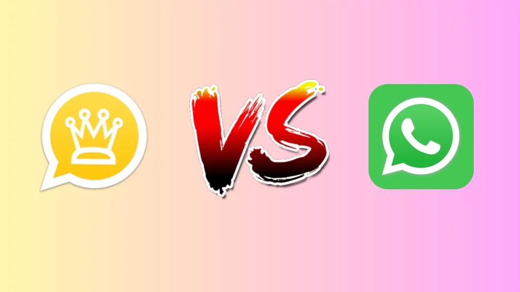 Gold Whatsapp vs officialWhatsapp image
